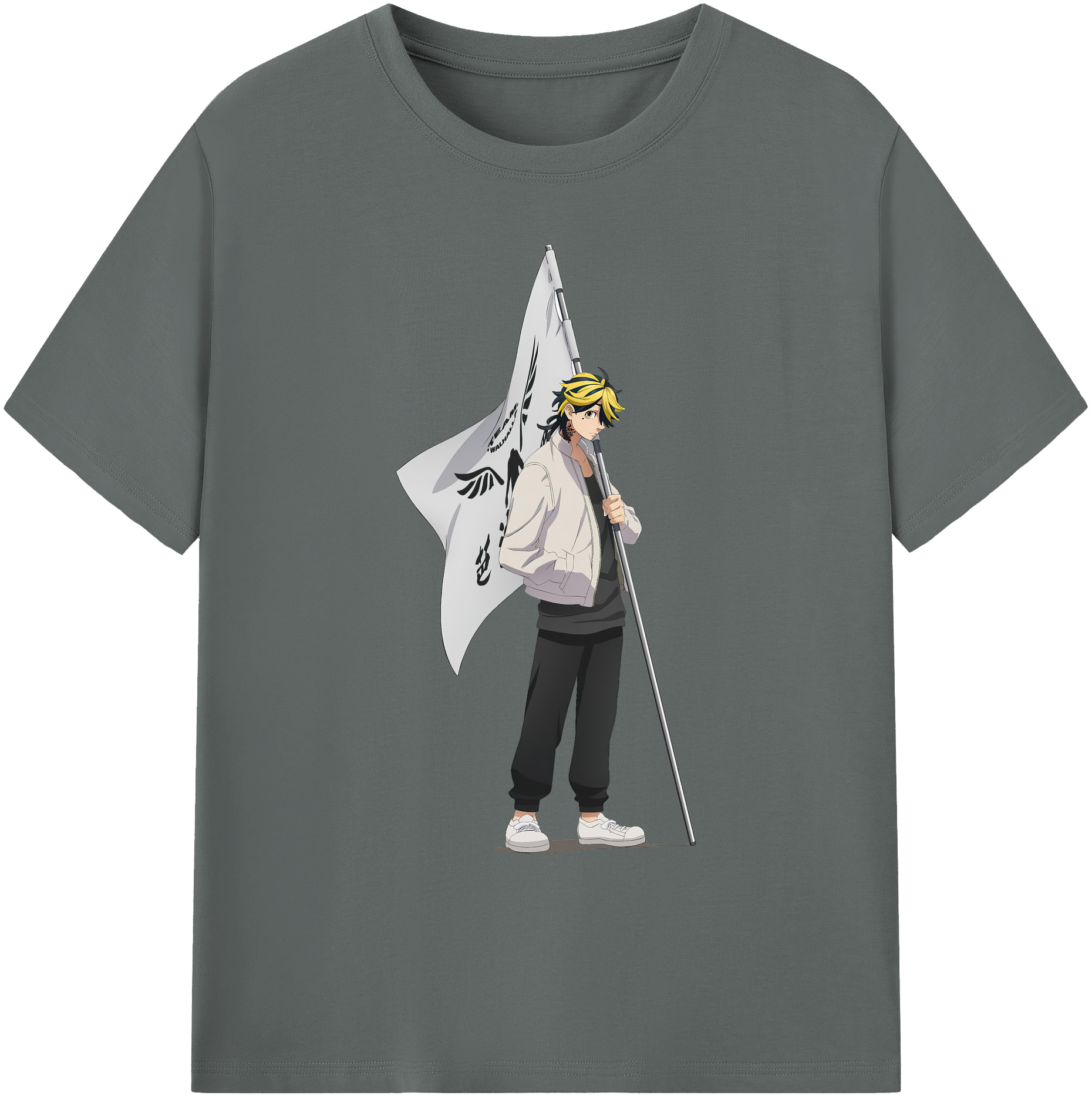 （画像用） 東京リベンジャーズ Tokyo Revengers 綿100％ メンズ半袖Tシャツ｜肌触りやわらか＆通気性